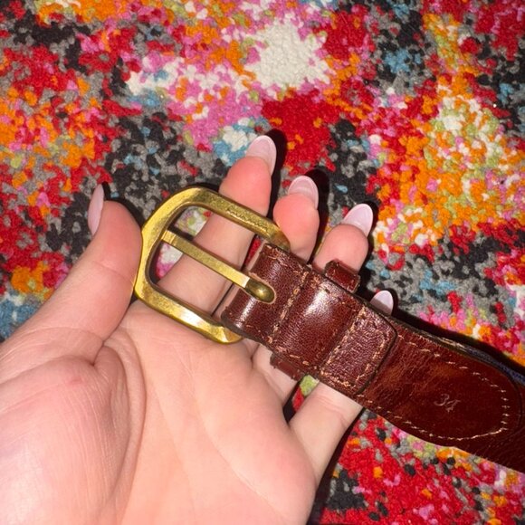 Bow Tie Needlepoint Belt in Navy by Smathers & Branson - Size 34 - Picture 4 of 6